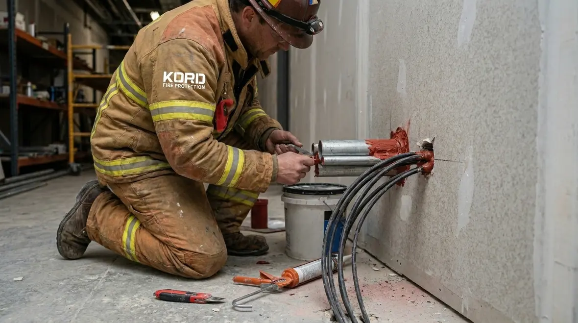Rated penetrations and wall interfaces during fire resistance planning