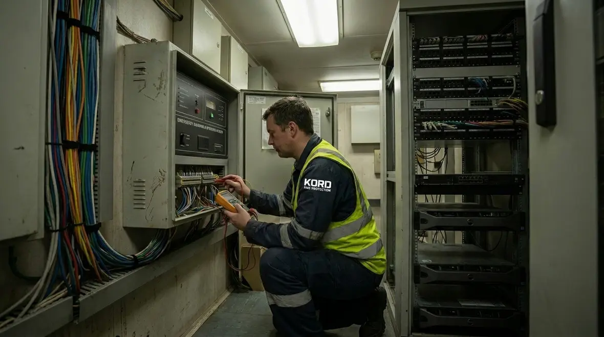 Testing audibility of emergency warning system