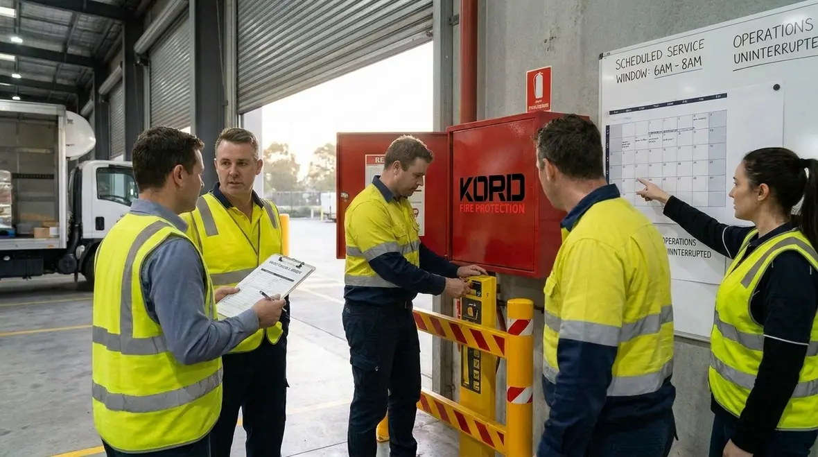 Audit ready fire suppression maintenance records and service reporting