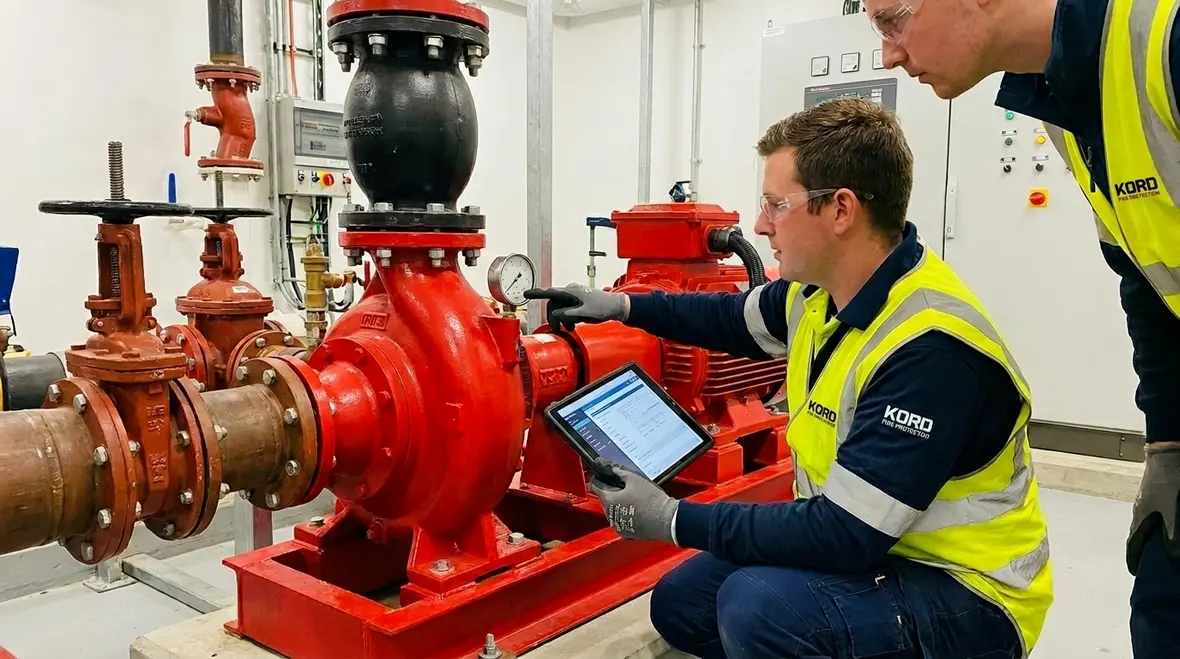 AS1851 fire pump room technician