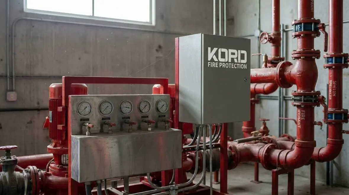 Commercial fire pump assembly