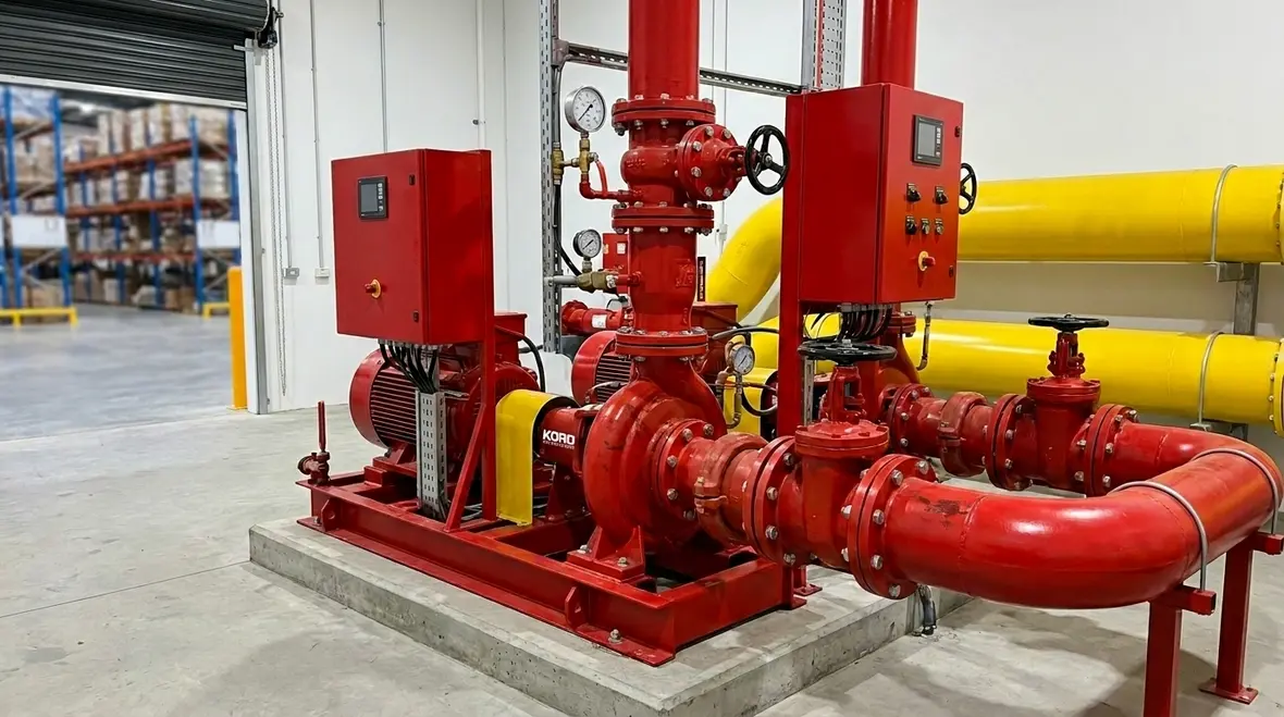 AS2419 fire pump room Australia