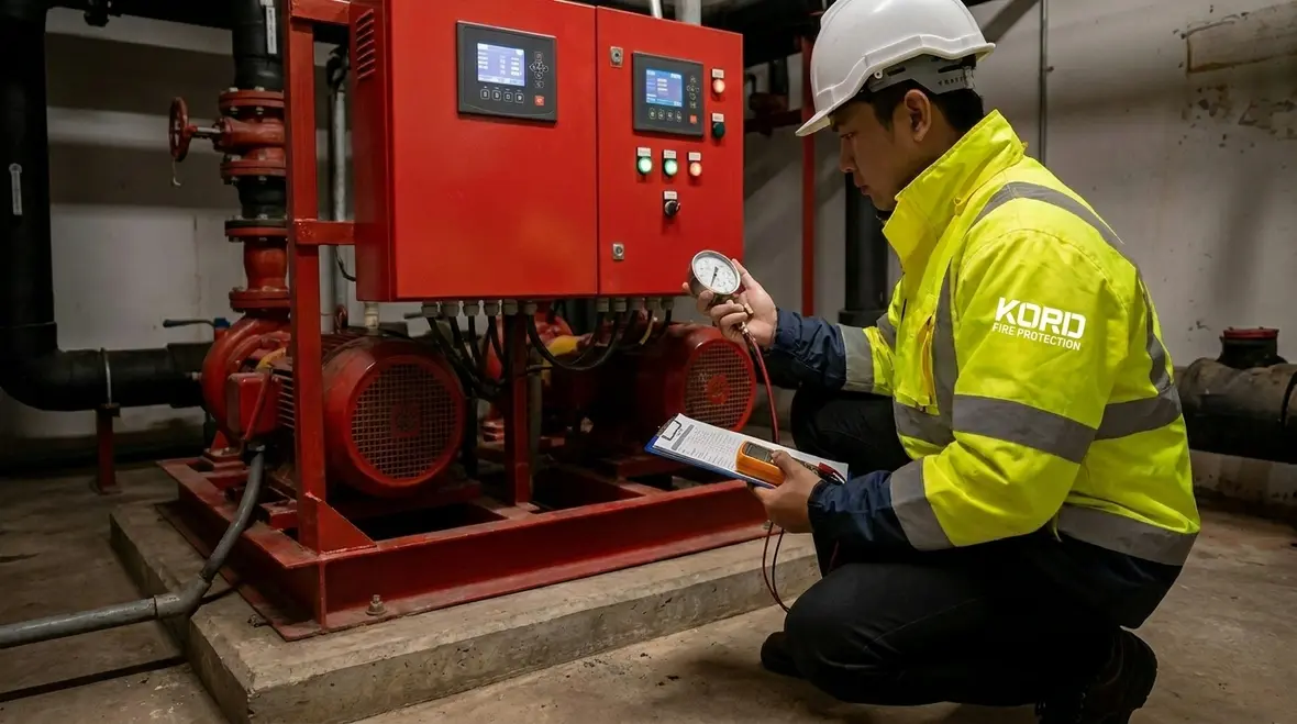 Fire pump suction pipework and inlet reliability