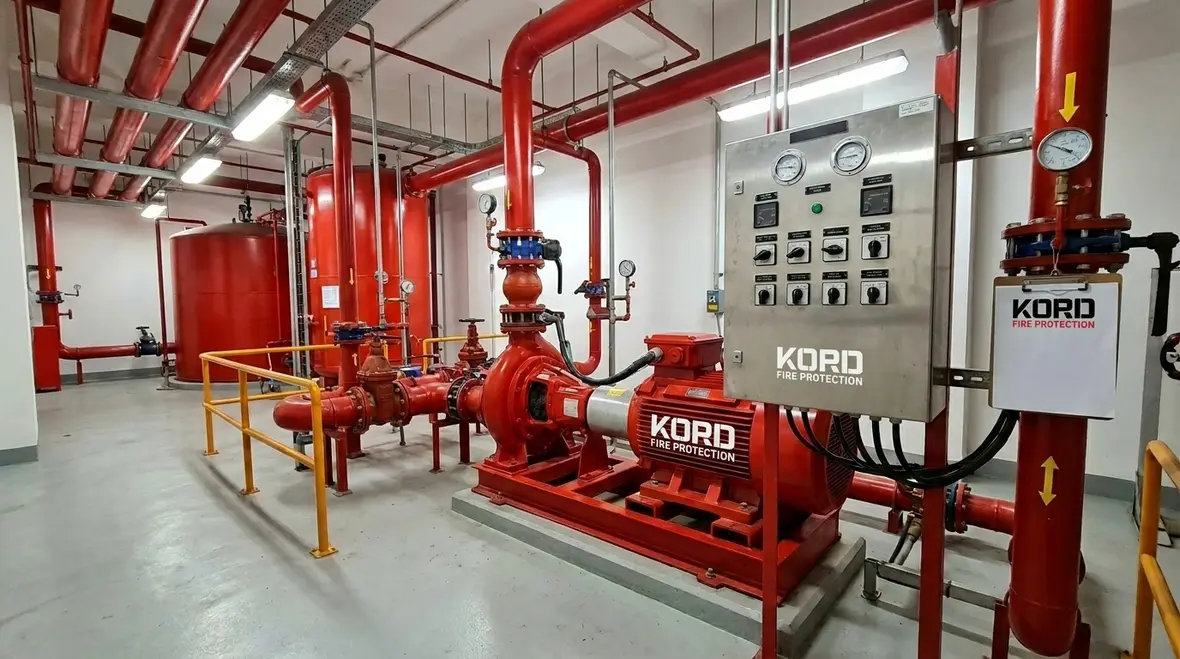 ASNZS sprinkler pump room