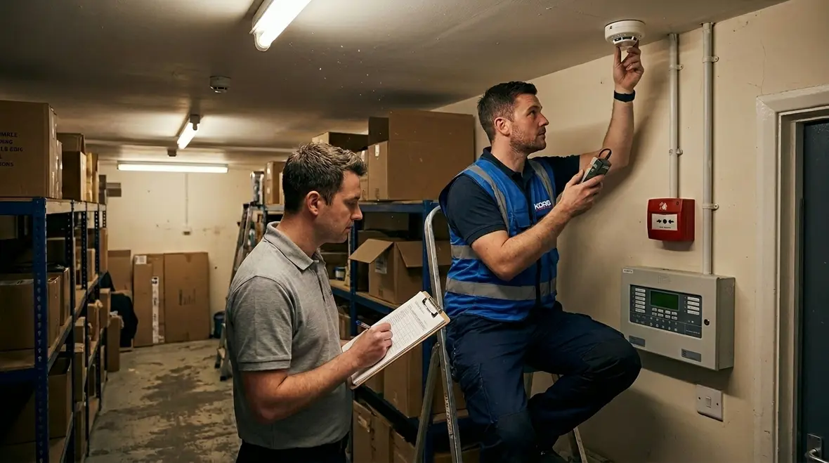 fire alarm maintenance isolation documentation