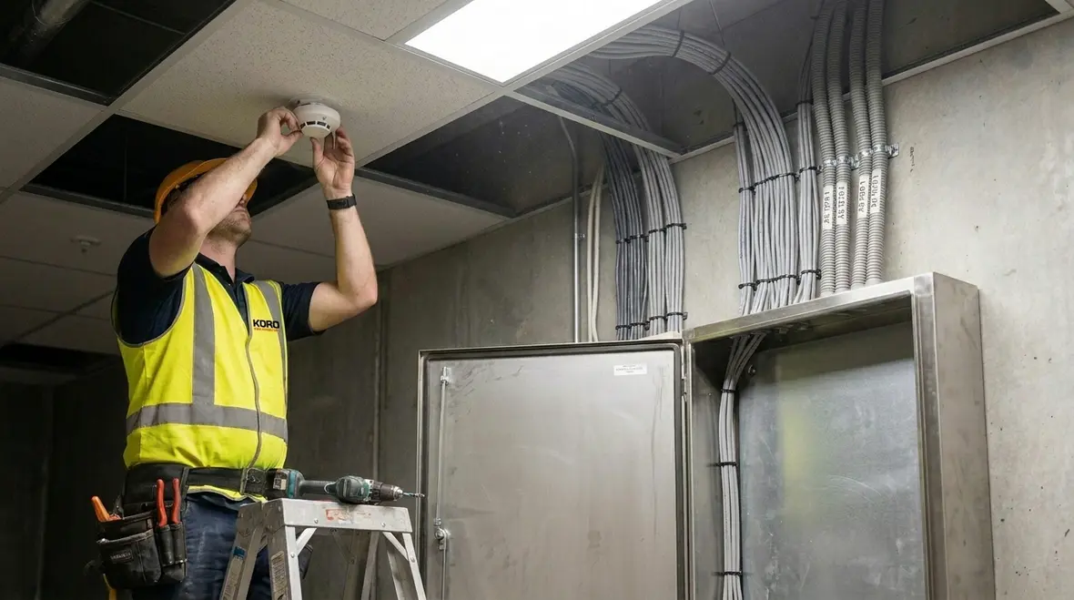 fire alarm installation technician wiring field devices