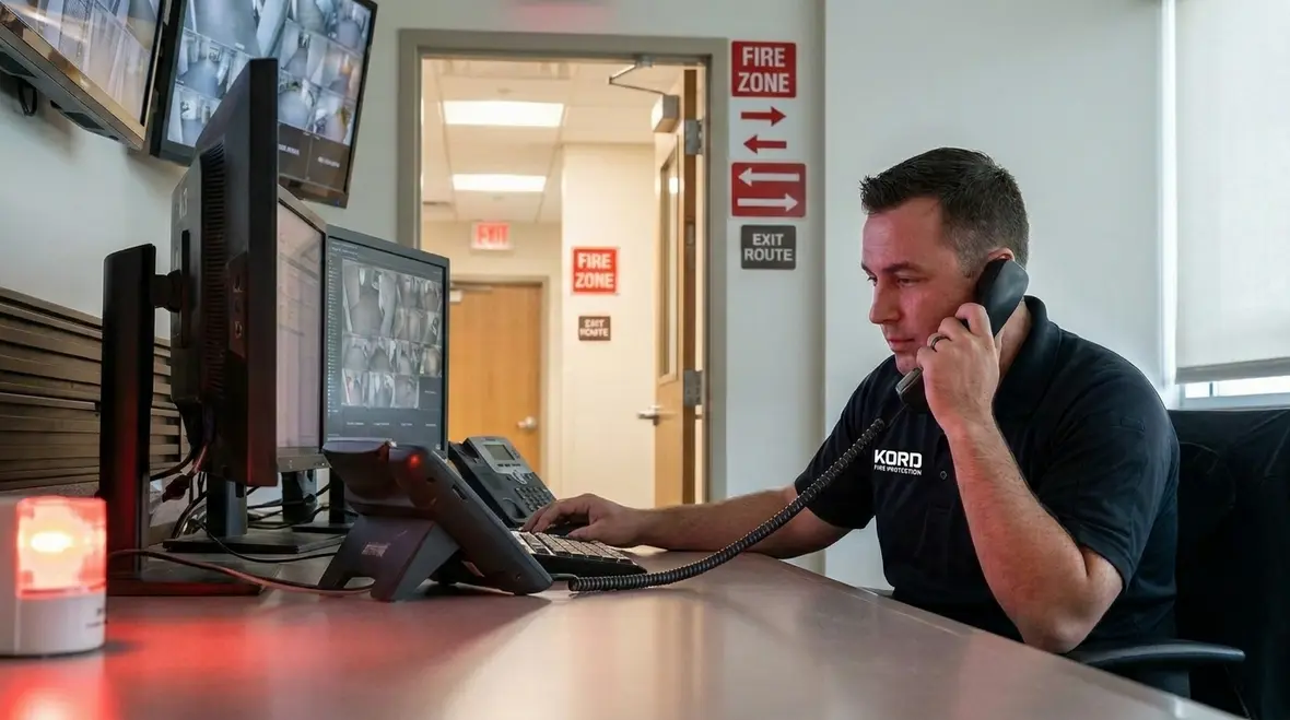 fire alarm testing and supervised monitoring checks
