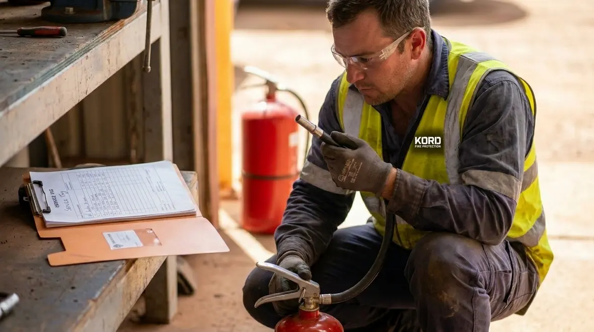WA fire extinguisher compliance checks and maintenance records
