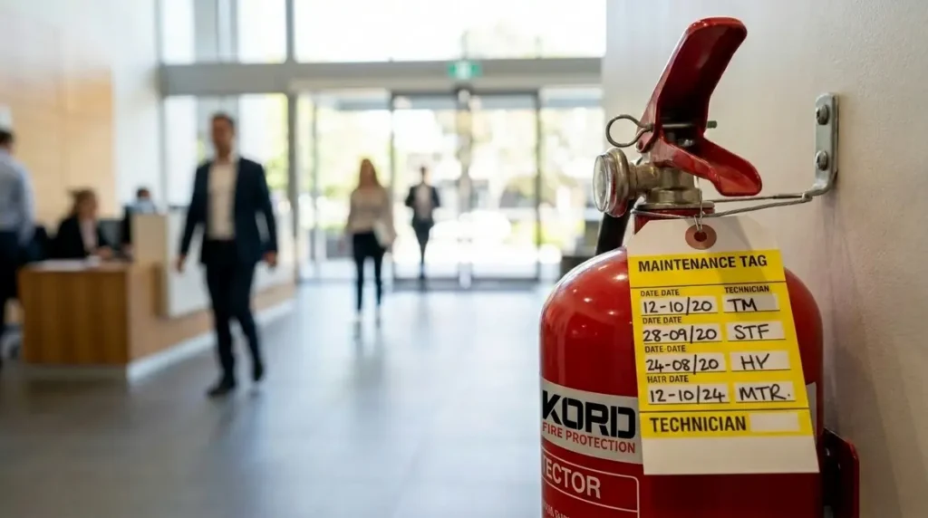 fire extinguisher tag Australia