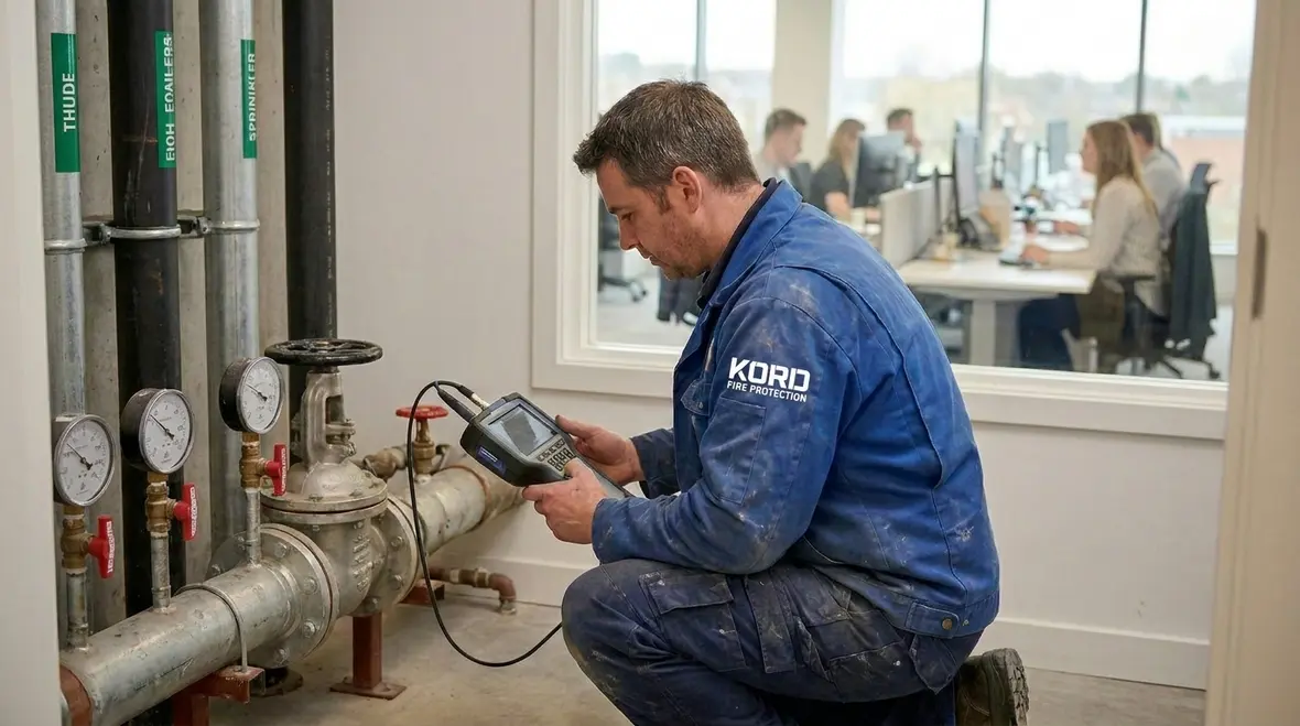 Sprinkler system gauges and valves inspection in Canberra