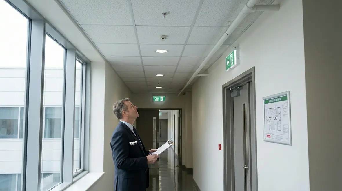 Government building fire sprinkler inspection in Canberra