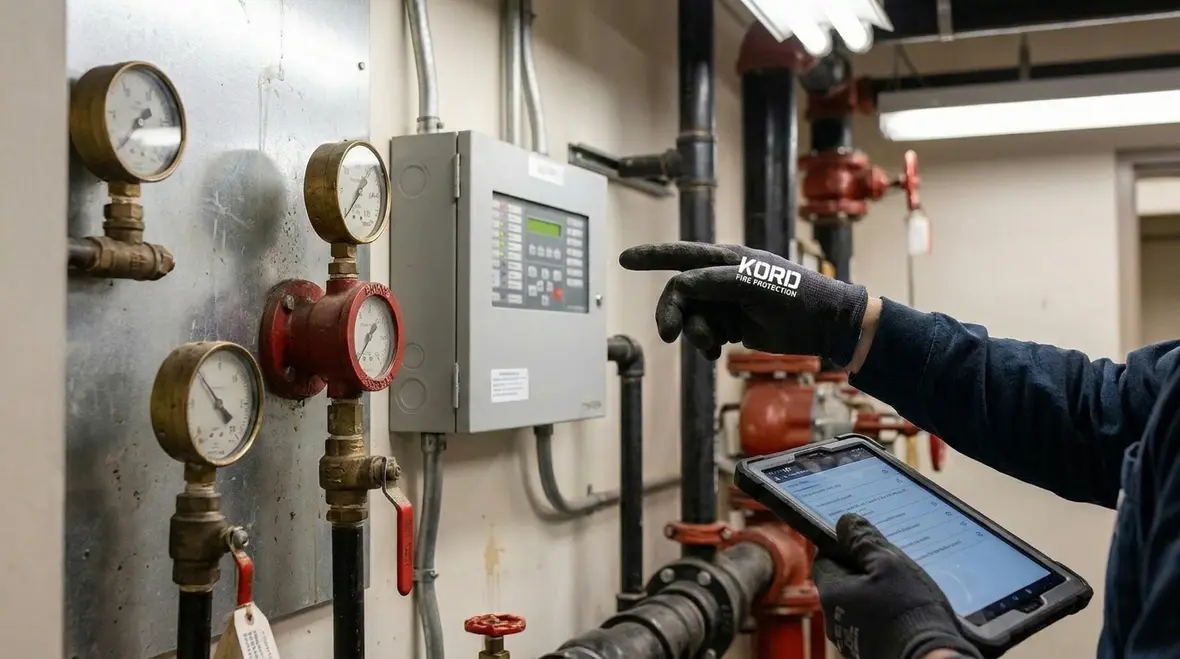 Fire sprinkler compliance documentation and testing review in Melbourne