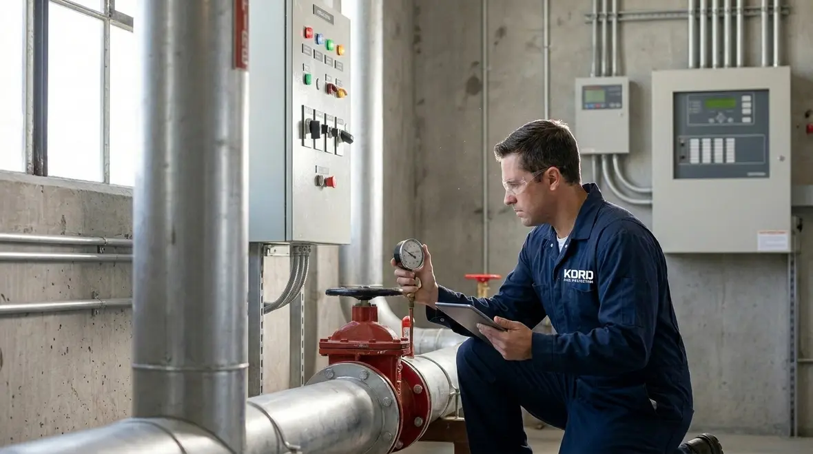 Perth commercial sprinkler pipework and alarm testing