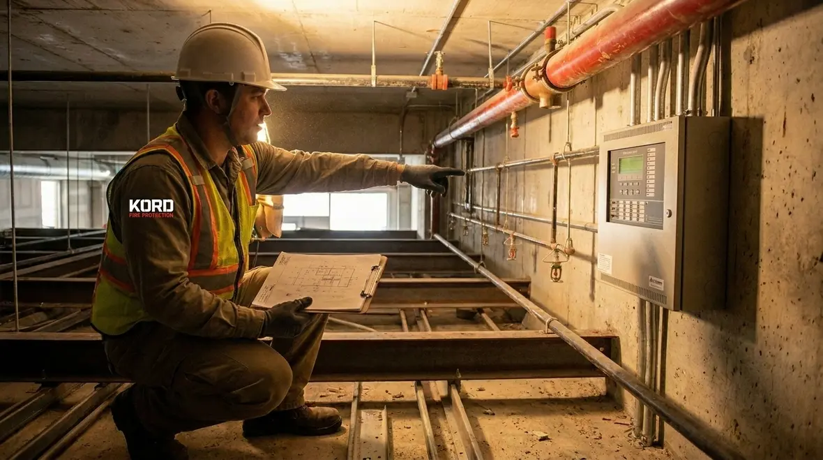 Fire sprinkler compliance and installation planning in Adelaide facility