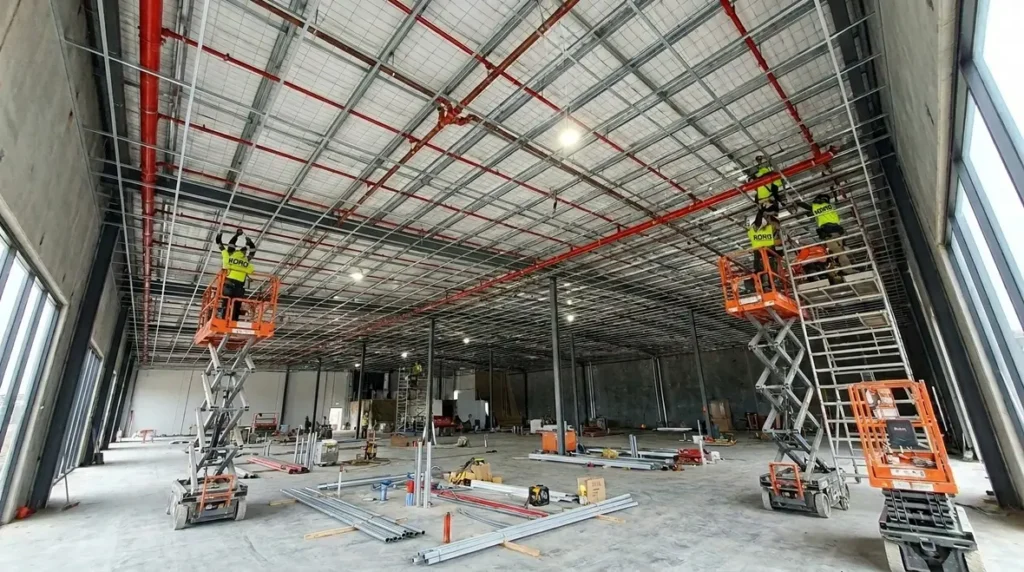 fire sprinkler installation