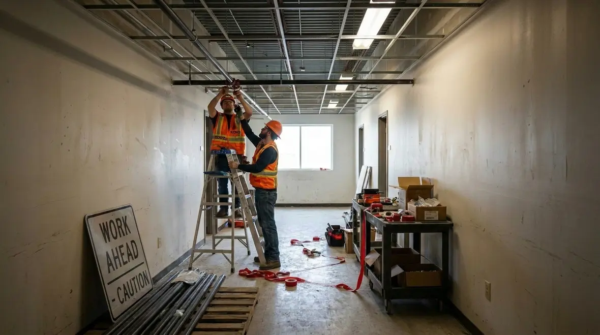 Commercial fire sprinkler coverage in a large occupied facility on the Gold Coast
