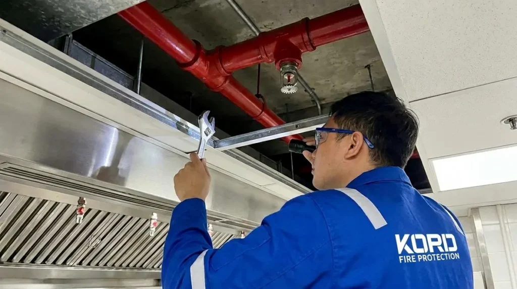 fire suppression servicing schedule
