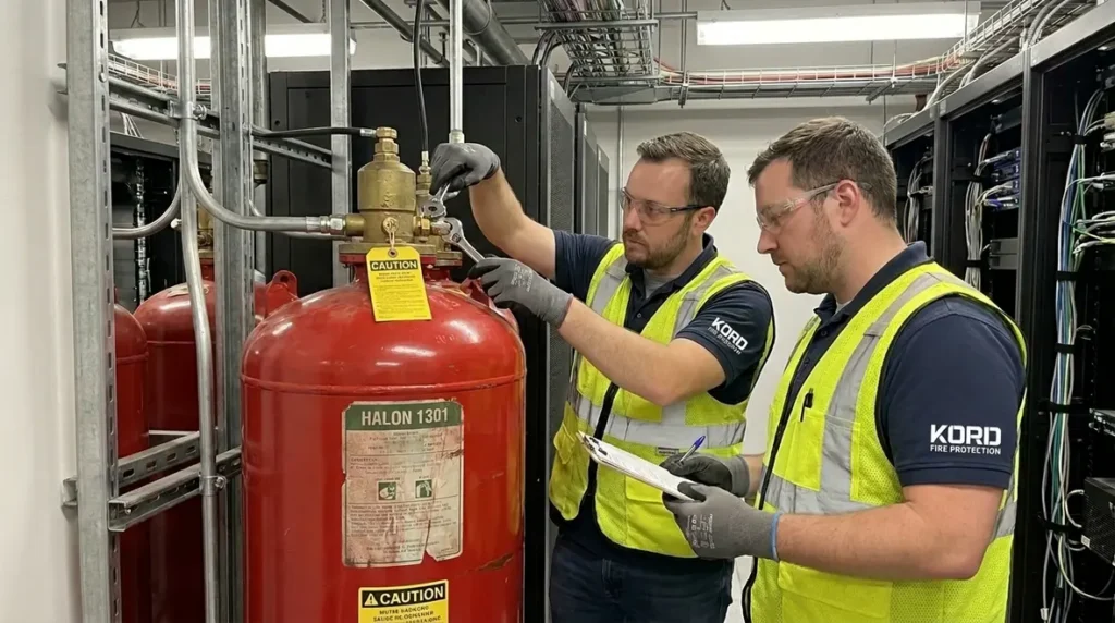 halon fire suppression removal