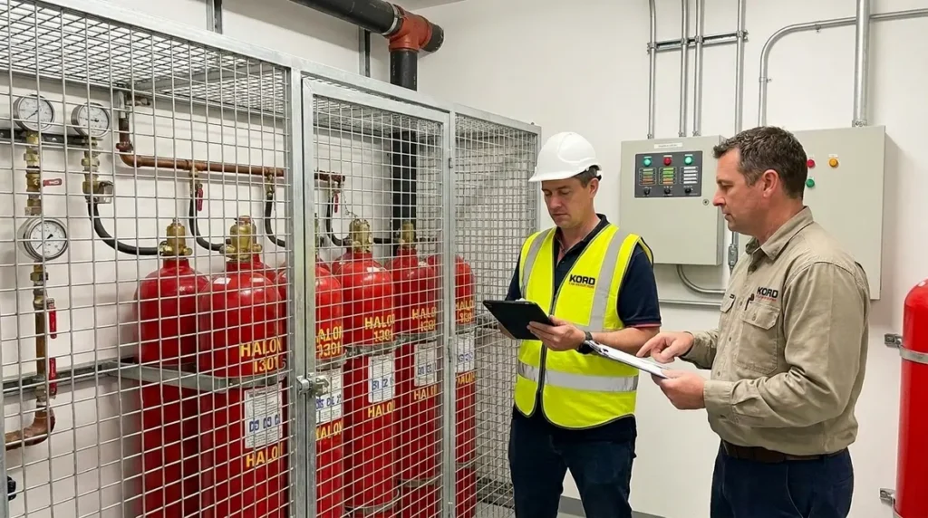 halon system inspection