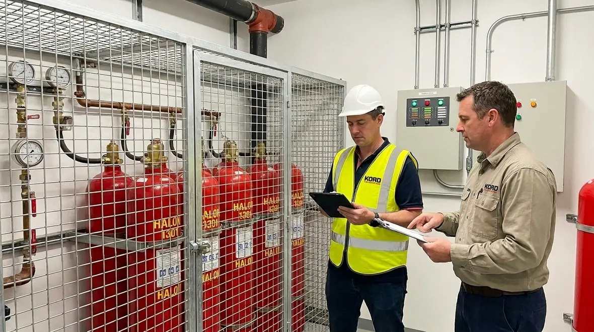 Halon inspection industrial panel review