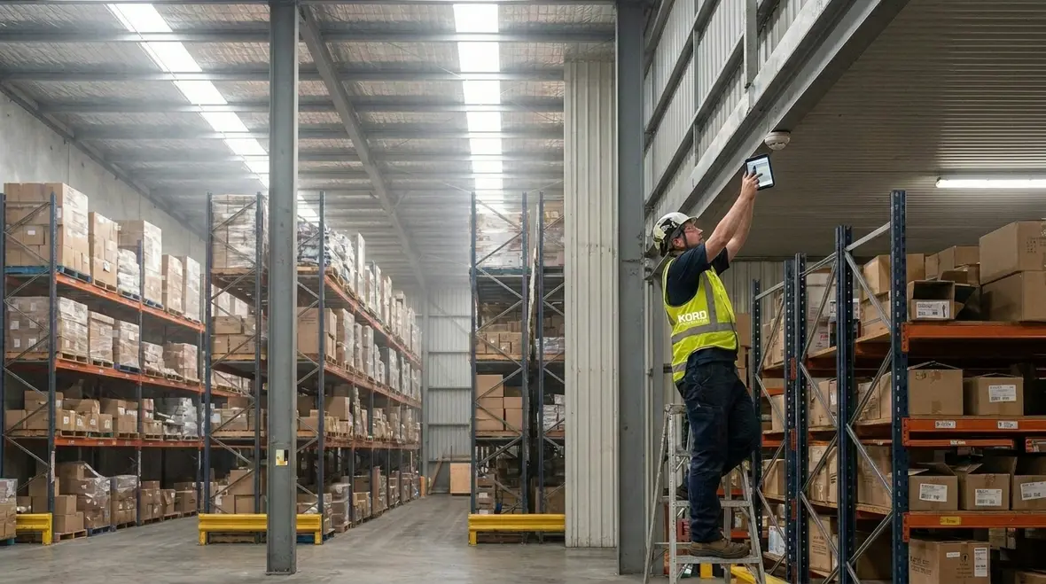 warehouse smoke detection layout under high ceilings