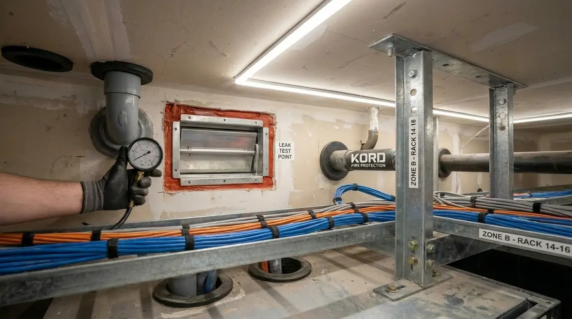 room integrity and zoning considerations for clean agent suppression