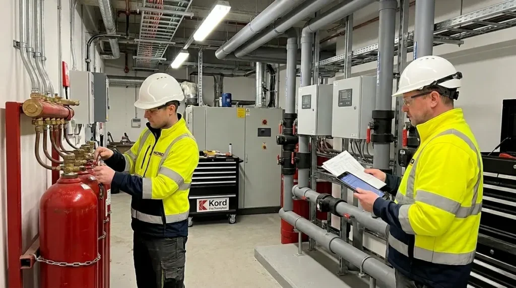 remove outdated fire suppression system