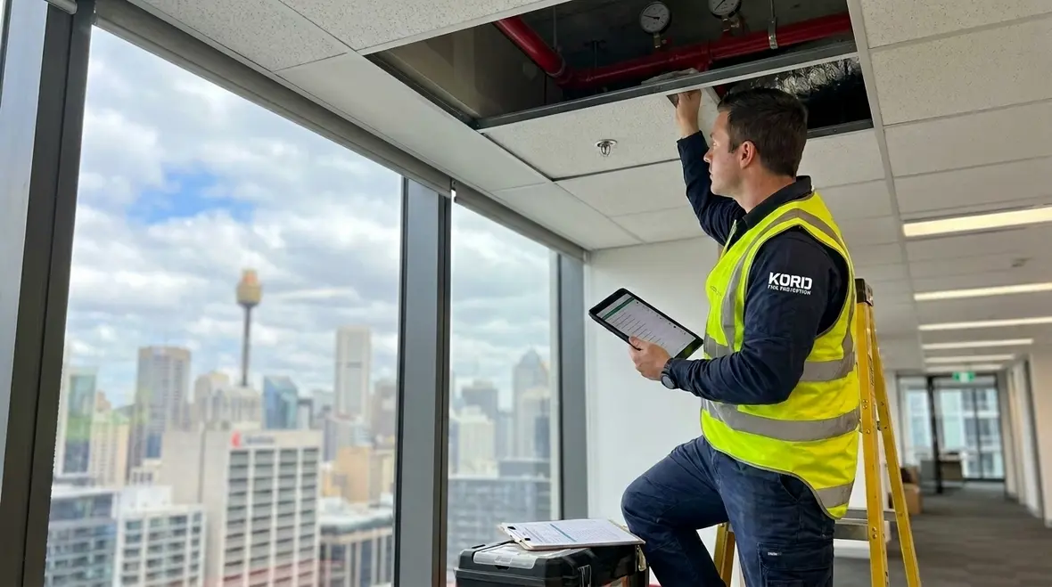 Sydney strata sprinkler checks hallway
