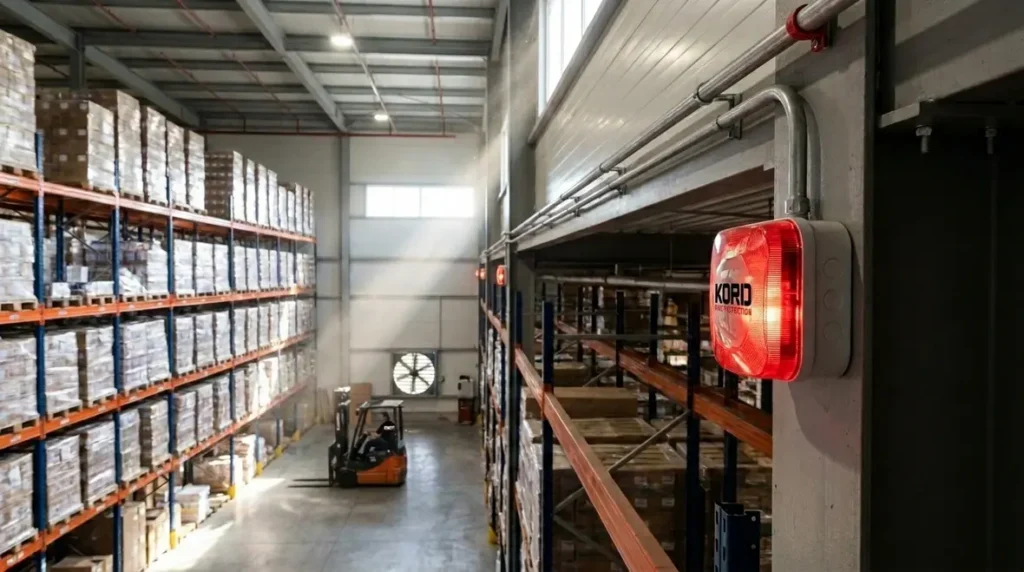 warehouse fire detection