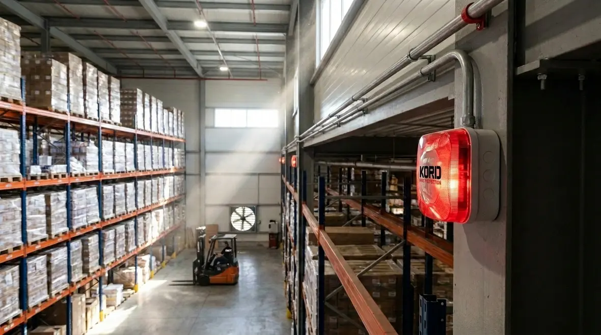 warehouse fire detection setup