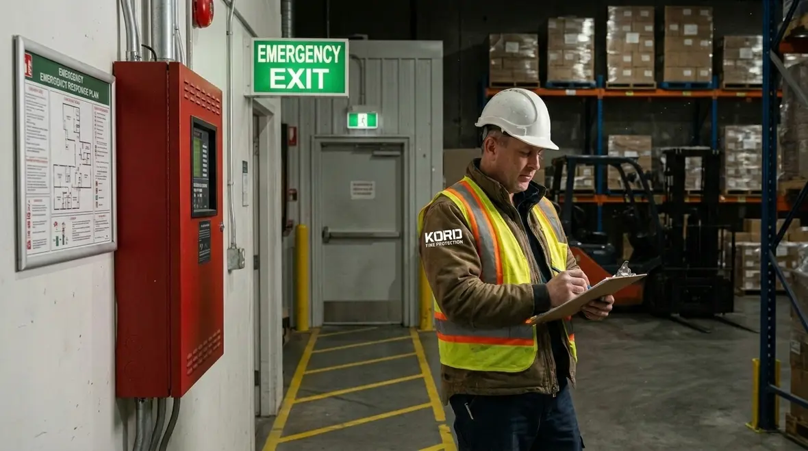 Industrial warehouse fire protection design review and suppression coverage planning