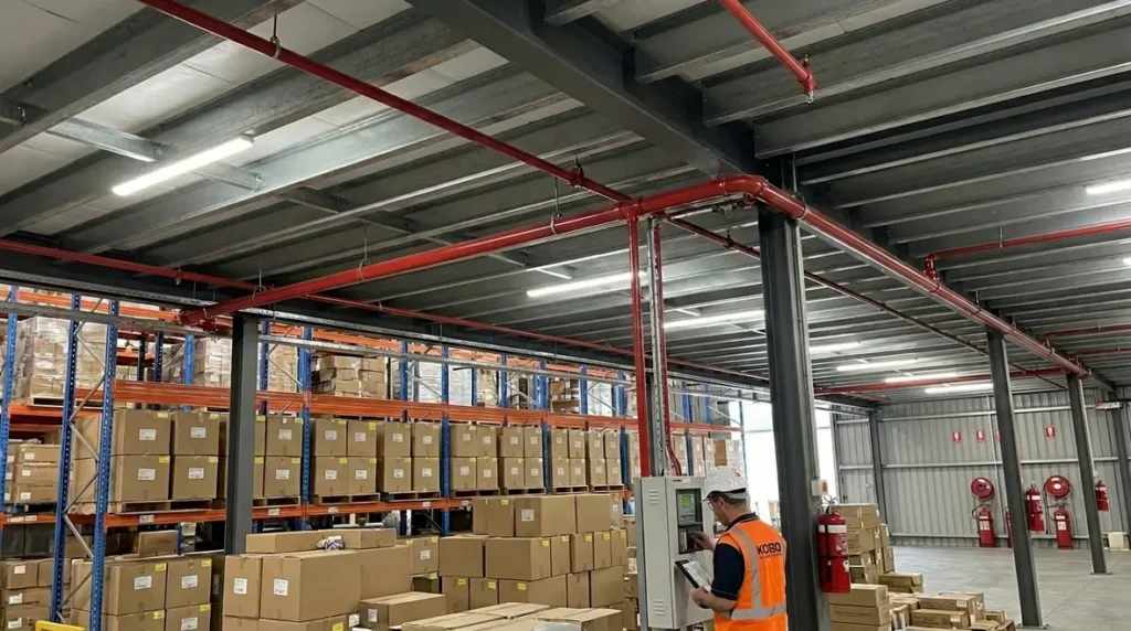 warehouse fire suppression Australia